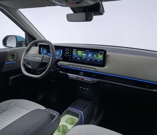 kia ev2 interni e bagagliaio