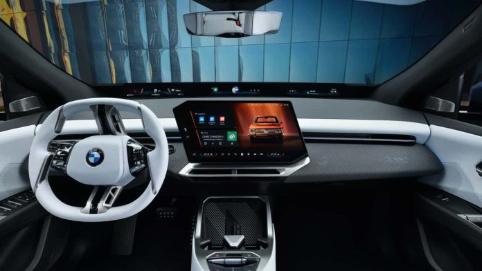 bmw ix3 interni e bagagliaio