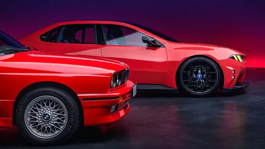 Bmw ya tiene casi listo el m3 electrico y lo ha puesto junto al e30 para pedir permiso a los puristas 15