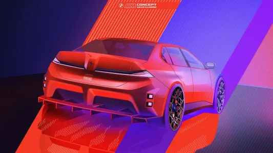 Bmw ya tiene casi listo el m3 electrico y lo ha puesto junto al e30 para pedir permiso a los puristas 35