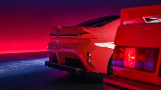 Bmw ya tiene casi listo el m3 electrico y lo ha puesto junto al e30 para pedir permiso a los puristas 62
