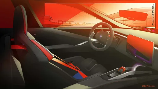 Bmw ya tiene casi listo el m3 electrico y lo ha puesto junto al e30 para pedir permiso a los puristas 80