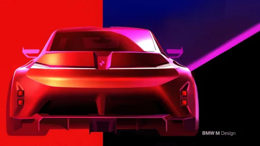 Bmw ya tiene casi listo el m3 electrico y lo ha puesto junto al e30 para pedir permiso a los puristas 88