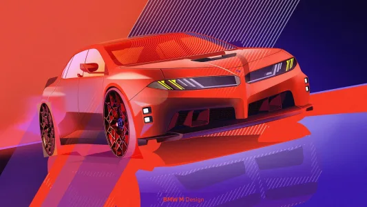 Bmw ya tiene casi listo el m3 electrico y lo ha puesto junto al e30 para pedir permiso a los puristas 93