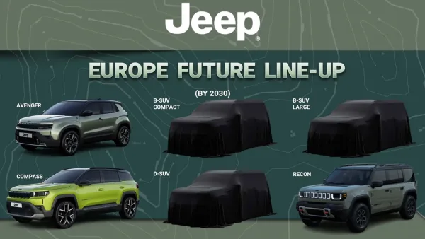 Jeep lanzará tres nuevos SUV en Europa junto al gigante Dongfeng