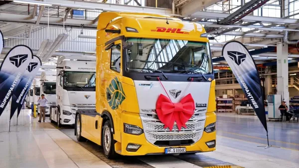 Arranca la producción del primer camión eléctrico chino «made in Europe»: 621 kWh y carga en solo 38 minutos