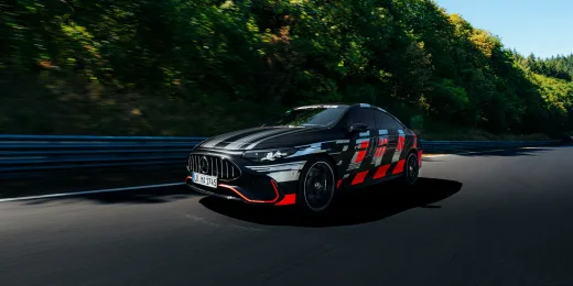 El nuevo Mercedes-AMG CLA 45 eléctrico ya hace historia: récord en Nürburgring antes de llegar a la calle
