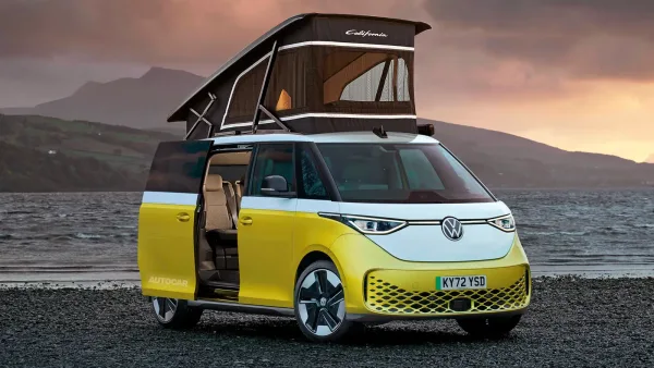 Volkswagen resucita la ID. California: su primera camper eléctrica tendrá hasta una cocina hinchable para ahorrar peso