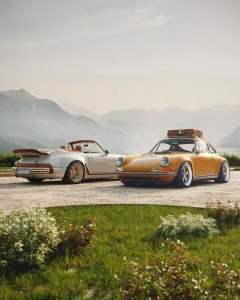 Cuando un porsche 911 de singer no es suficientemente exclusivo louis vuitton entra en escena