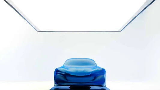 El futuro alpine a110 electrico todavia no tiene ni ruedas a la vista su diseno para 2027 se inspira en el momento en que el concorde rompe la barrera del sonido 3