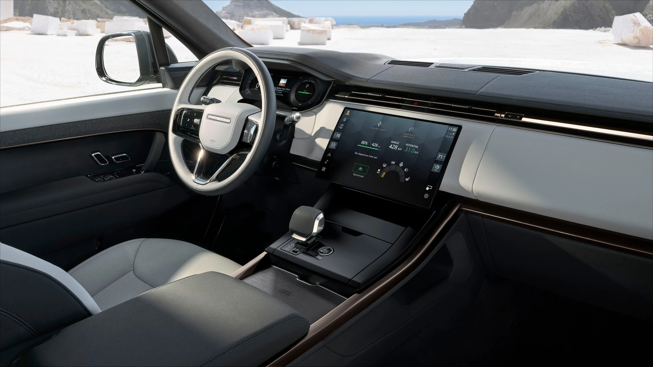 Mismo aspecto prestaciones de v8 y cero gasolina el range rover sport estrena su version electrica 27
