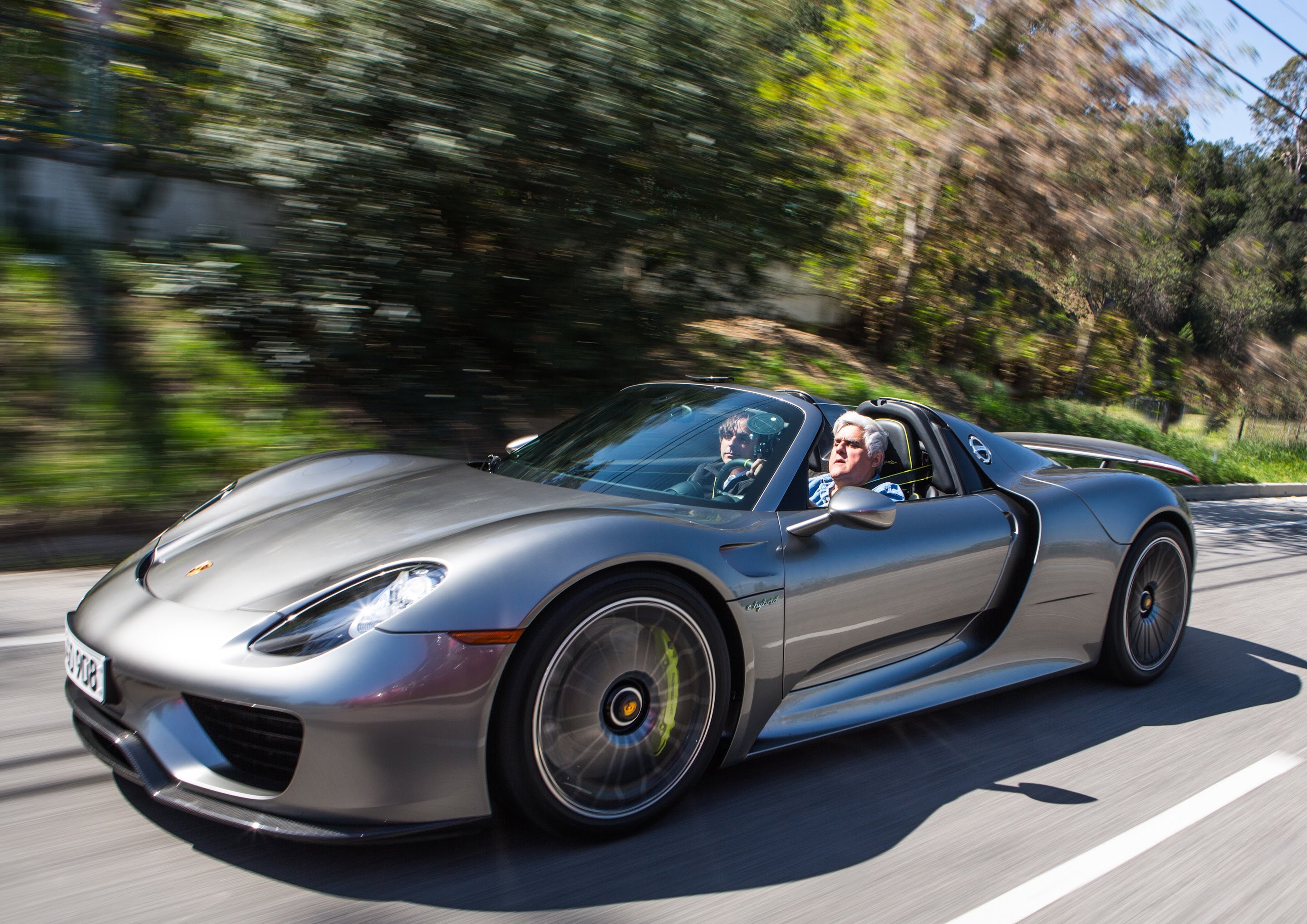 Jay Leno se enamora del Porsche 918 Spyder