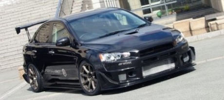 Mitsubishi Evo X Black Illusion