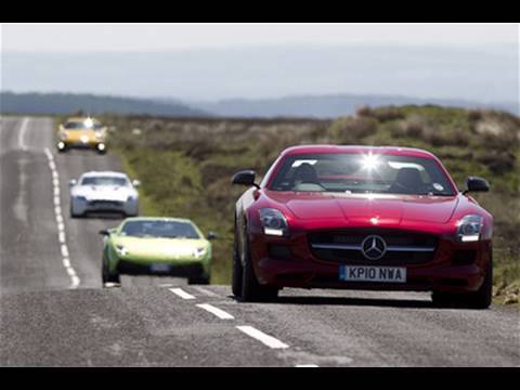 Mercedes SLS AMG Gullwing, contra todos