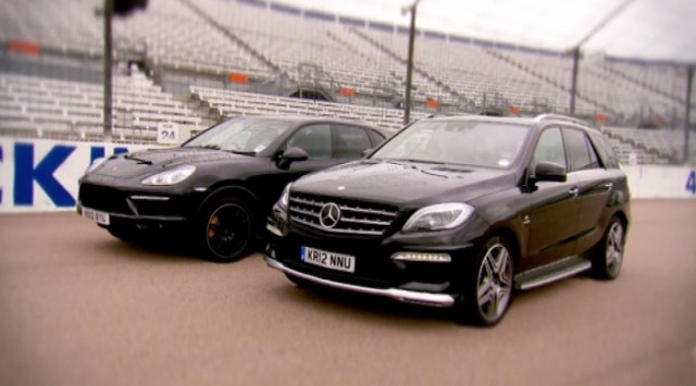 Vídeo: Fifth Gear efrenta al Porsche Cayenne Turbo con el Mercedes ML63 AMG 1