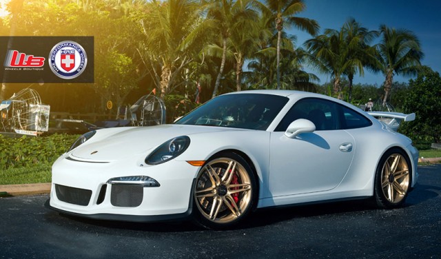 Llantas de aleación HRE Performance para el Porsche 911 GT3 1