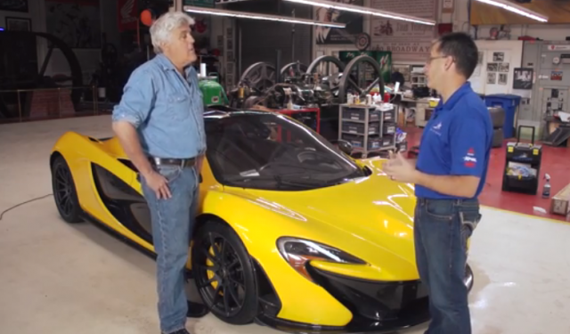 Jay Leno presenta en sociedad su exclusivo y nuevo McLaren P1 1