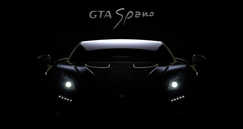 Este es el frontal del 2015 GTA Spano 1