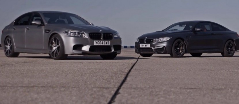 Vídeo: BMW M4 vs BMW M5 1