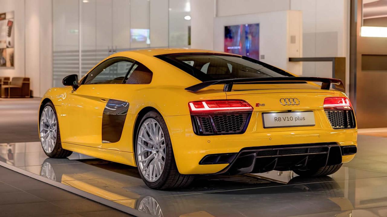 Al natural: Audi R8 V10 Plus en Vegas Yellow 4