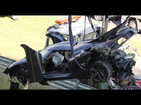 Una de las siete unidades del Koenigsegg One:1 se estrella en Nürburgring
