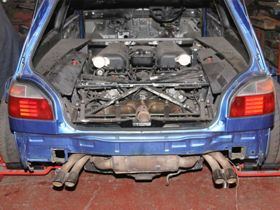 Nissan Sunny Ferrari 355 V8
