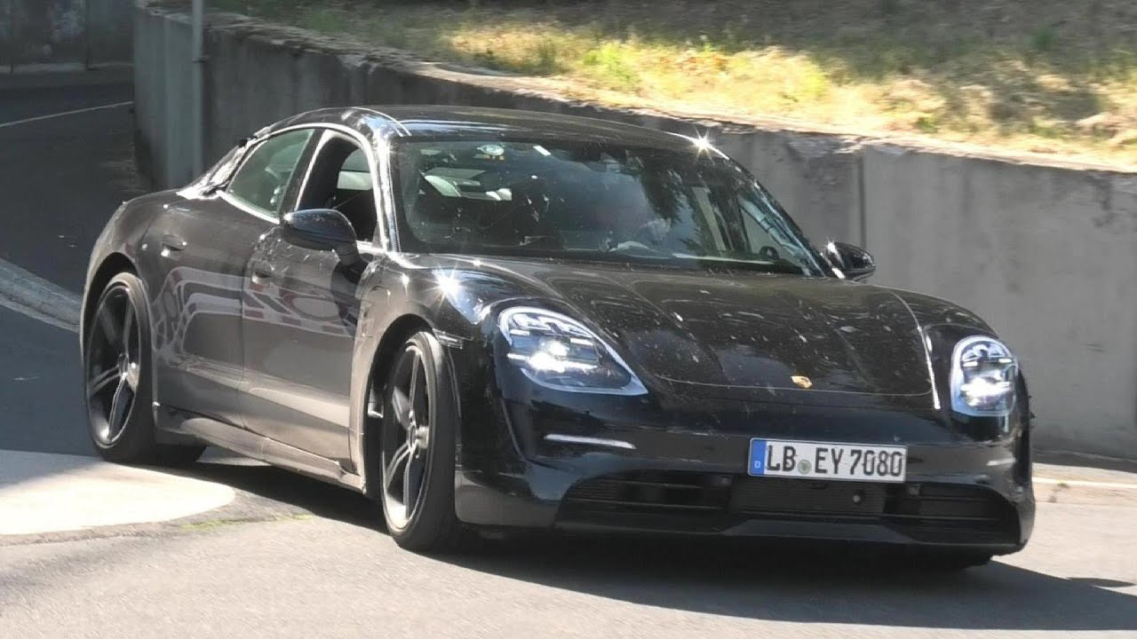 2020 PORSCHE TAYCAN SPIED TESTING AT THE N�?RBURGRING