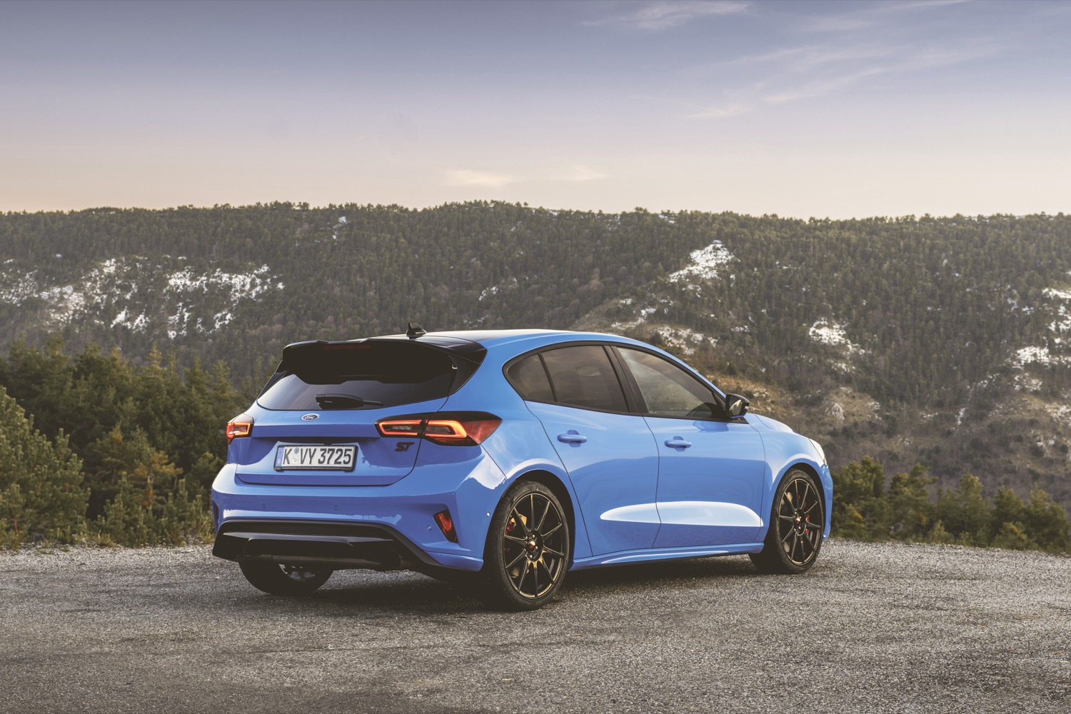 2024 ford focus st europe press photos exterior 007 side rear three quarters tail lights
