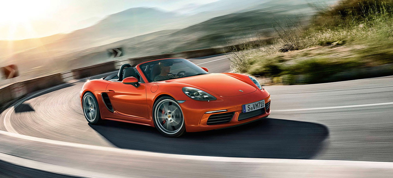 porsche 718 boxster video