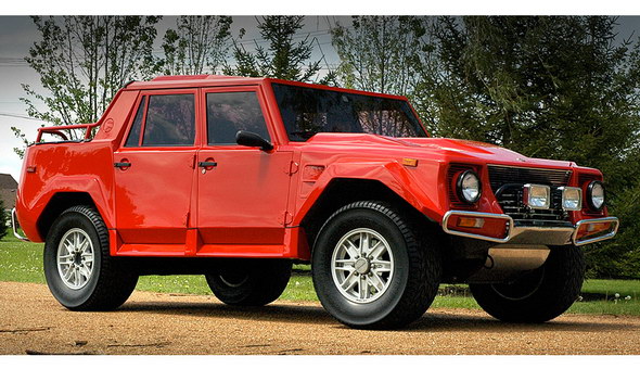 Red-Lamborghini-LM002-Truck-Front-View-6