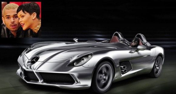 mercedes-slr-brown-rihanna
